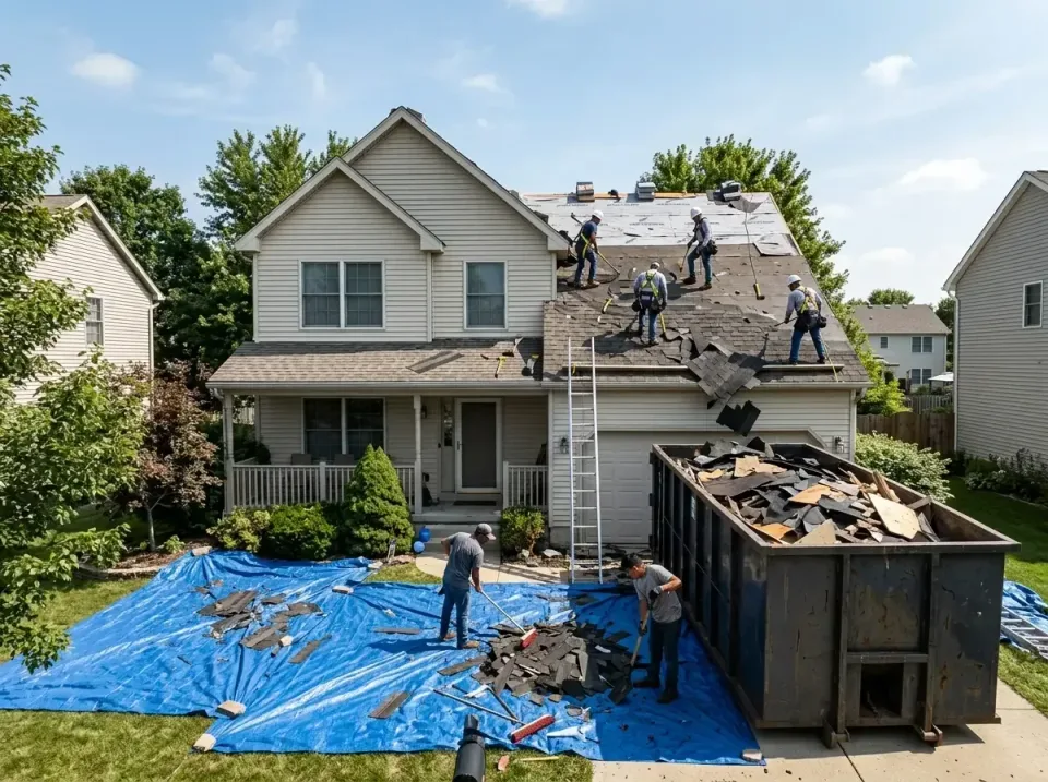roof-replacement-debris-remova-004 — frequently asked questions, Cheapest Dumpster Rentals in Meadowbrook, AL